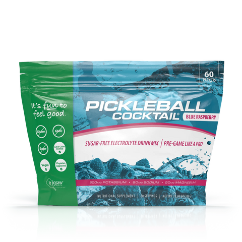 Jigsaw Pickleball Cocktail® Blue Raspberry (60 packets) by Jigsaw Health